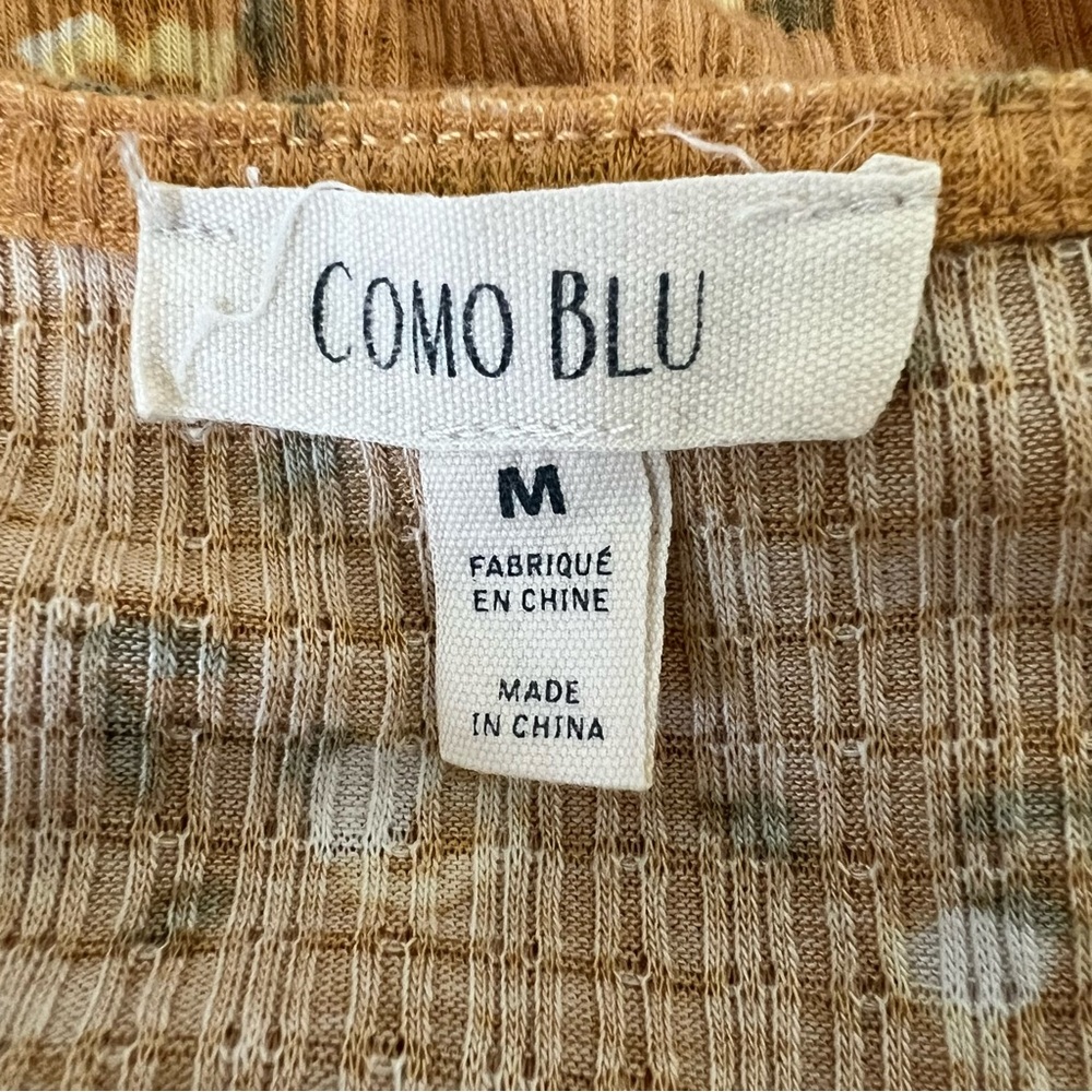 Ribbed Floral Tank - Picture 7 of 8